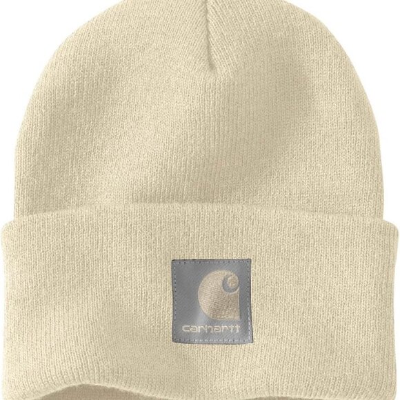 Carhartt Women's Knit Satin-Lined Beanie in OAT MILK NWT - Picture 1 of 2